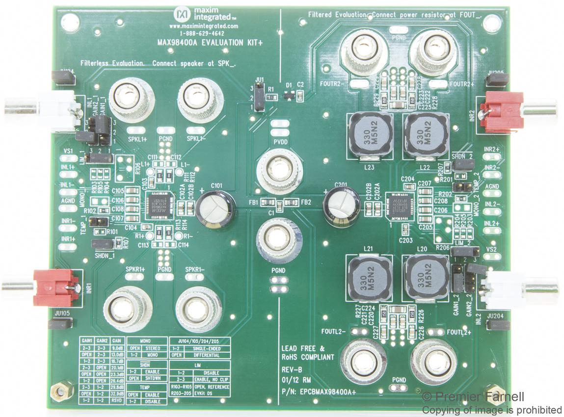 MAX98400AEVKIT+