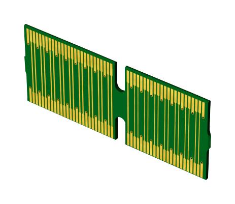 Samtec Hsc8-050-02-19-Dp Riser Card, 50Pos, 0.8mm