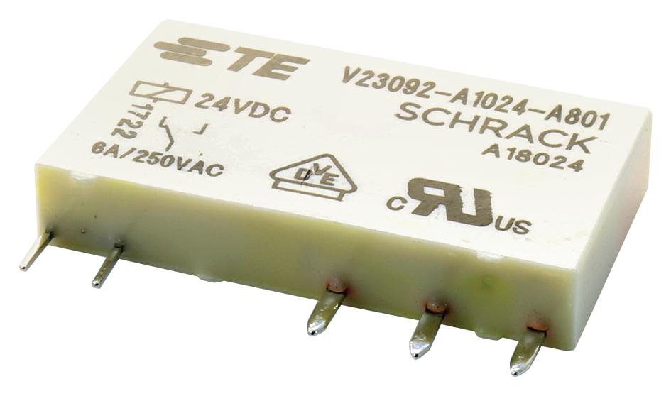 Schrack / Te Connectivity V23092A1005A201.. Relay, Power, Spdt, 5Vdc, 6A, Tht