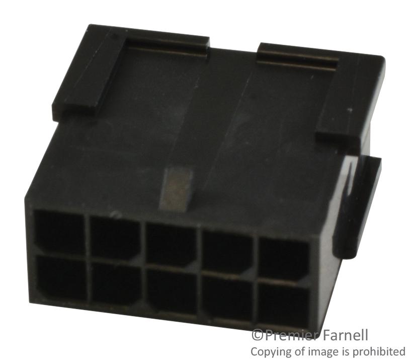 Molex/partner Stock 43020-1001 Connector Housing, Plug, 10Pos, 3mm