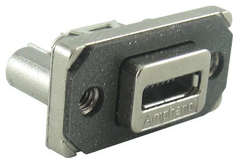 Amphenol Communications Solutions Musbk152M0 Usb Connector, Micro Ab R/a Rcpt, 5Pos, Pcb