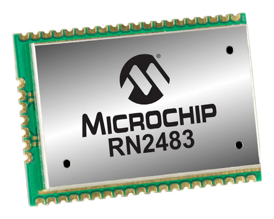 Microchip Technology Technology Rn2483A-I/rm103 Lora Transceiver Mod, 10.937Kbps, 14Dbm