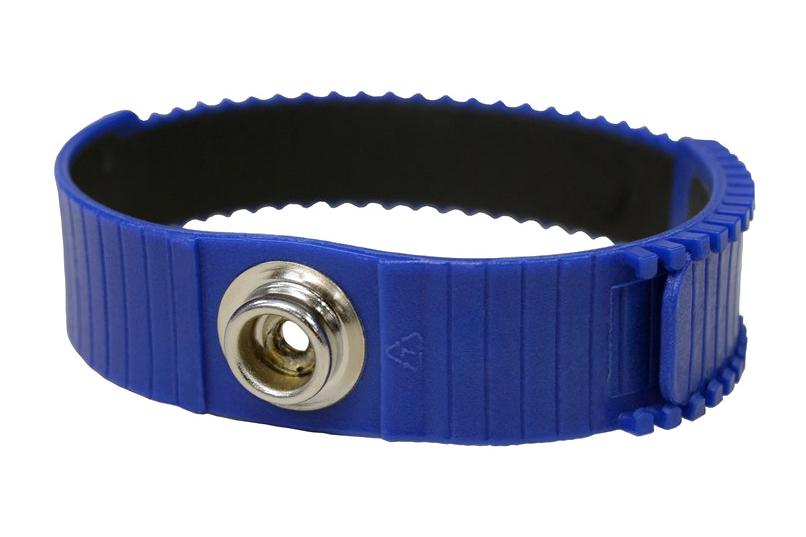 SCS 4620-10 Adjustable Wristband, Blue, Stud