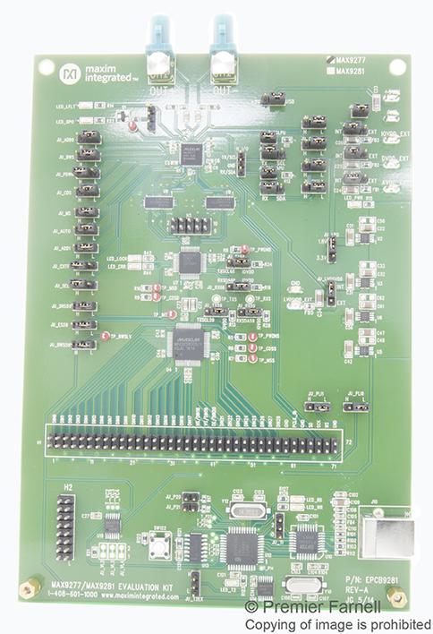 Analog Devices Max9277Coaxevkit# Eval Board, Gmsl Serializer