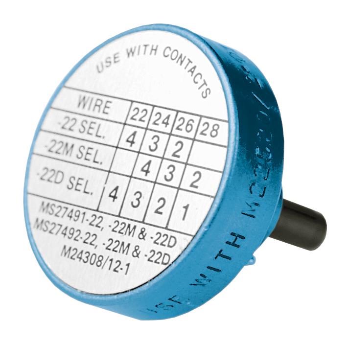 HARTING 09990000525 Locator, Crimp Tool, 23-28Awg Contact