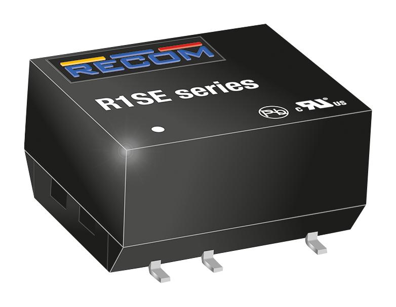 RECOM Power R1Se-0505-R Dc/dc Converter, 1X O/p, 0.2A, 5V, 1W