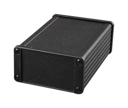 Hammond 1457K1202Ebk Enclosure, Multipurpose, Aluminium, Blk