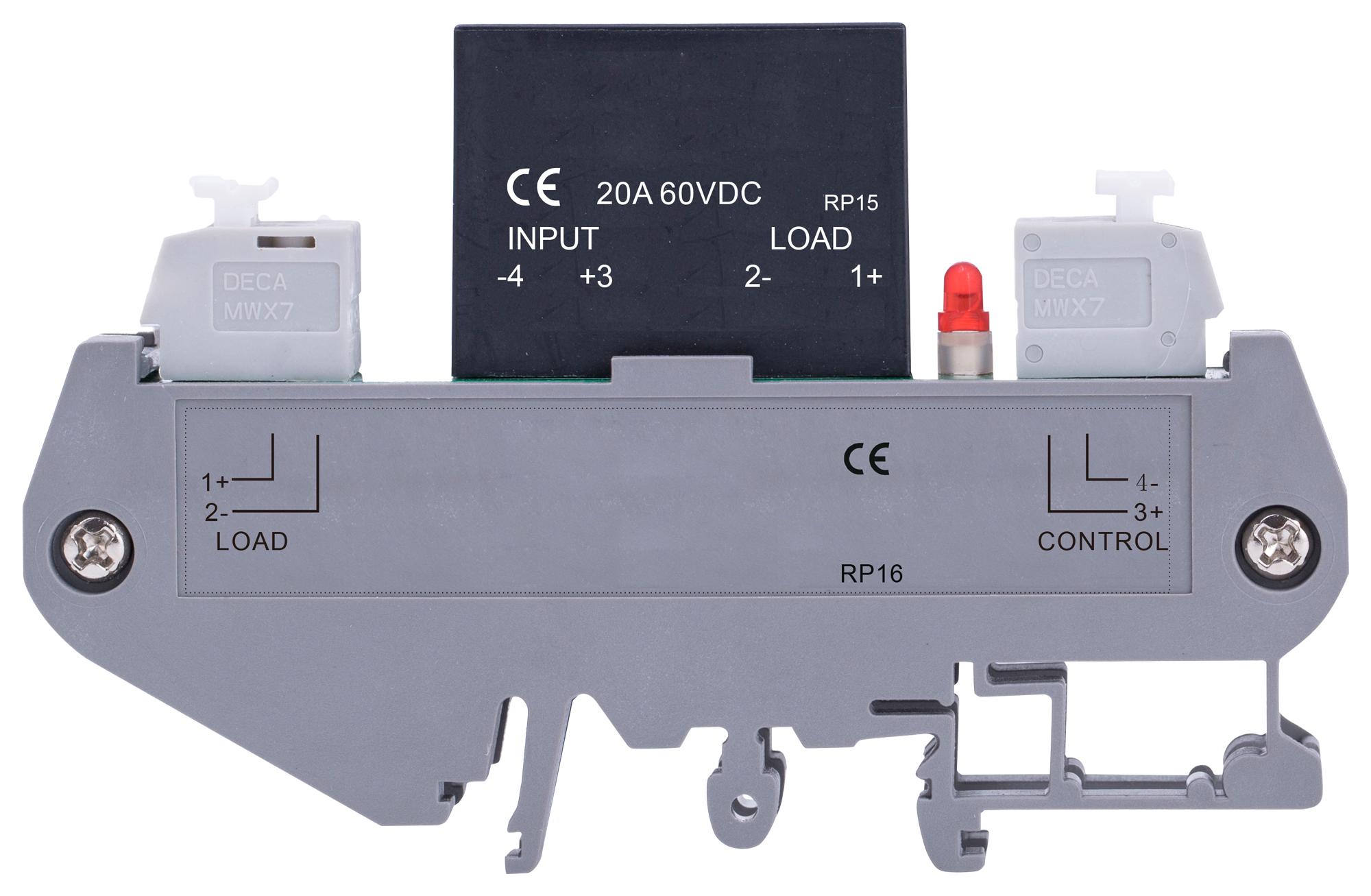 Multicomp Pro Mcdra-1/ksl60D20-L Solid State Relay, 3Vdc-10Vdc, Din Rail