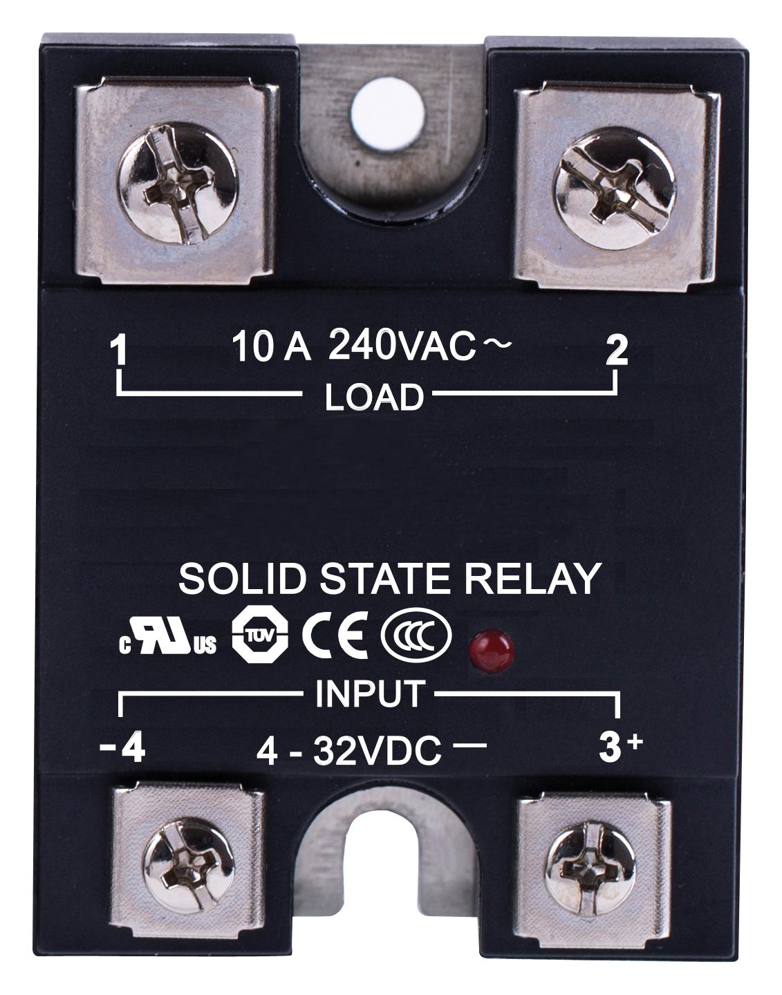 Multicomp Pro Mcksi240D10-Lm(070) Solid State Relay, 4Vdc-32Vdc, Panel