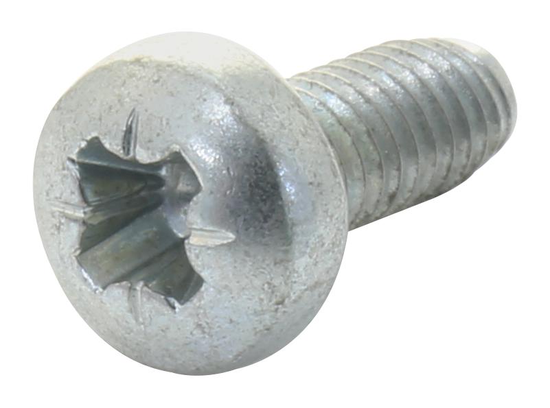 TR Fastenings M410Prstttz100- Pan Head Pozidriv Screw, Steel, M4,pk100