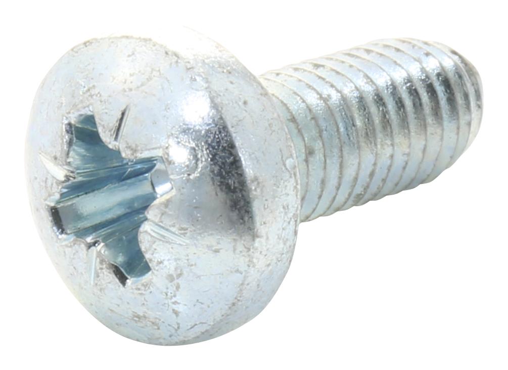 TR Fastenings M512Prstttz100- Pan Head Pozidriv Screw, Steel, M5,pk100