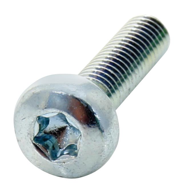 TR Fastenings M3/12/ptstmcz100 Pan Head Torx Screw, Steel, M3, Pk100