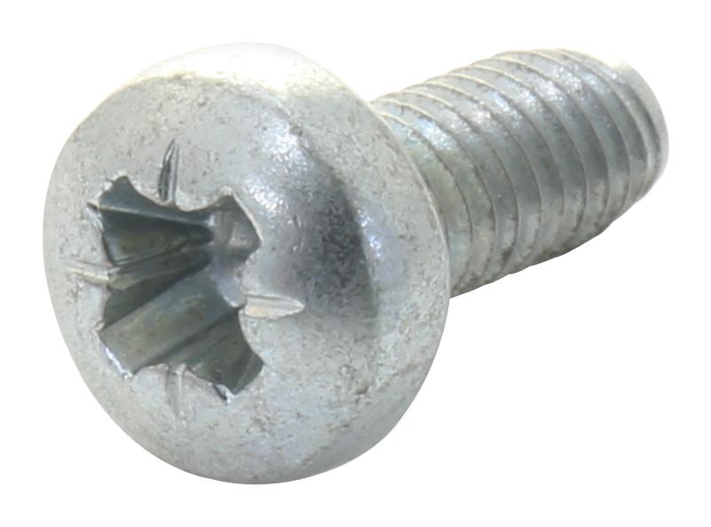 TR Fastenings M2.58Prstttz100- Pan Head Pozidriv Screw, Steel, M2,pk100