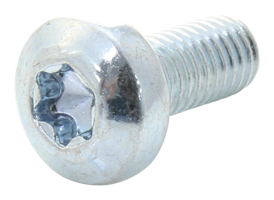 TR Fastenings M58Prstttz100- Pan Head Pozidriv Screw, Steel, M5,pk100