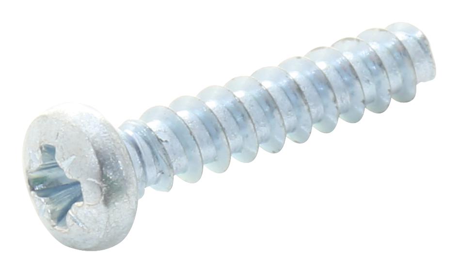 TR Fastenings N4 0.375 Prst60 Z100 Pan Head Pozidriv Screw, Steel, N4-20