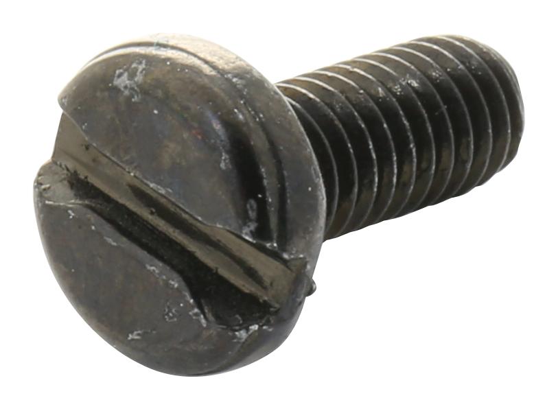 TR Fastenings M312Psstmcb100- Pan Head Slotted Screw, Steel, M3, Pk100