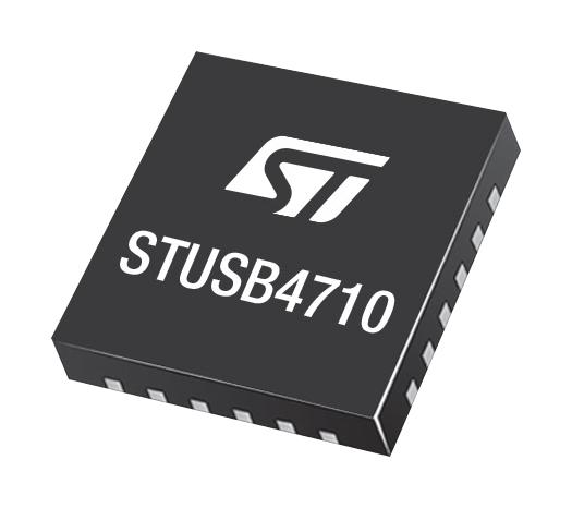 STMicroelectronics Stusb4710Qtr Usb Pd Controller, 1-Port, Qfn-24