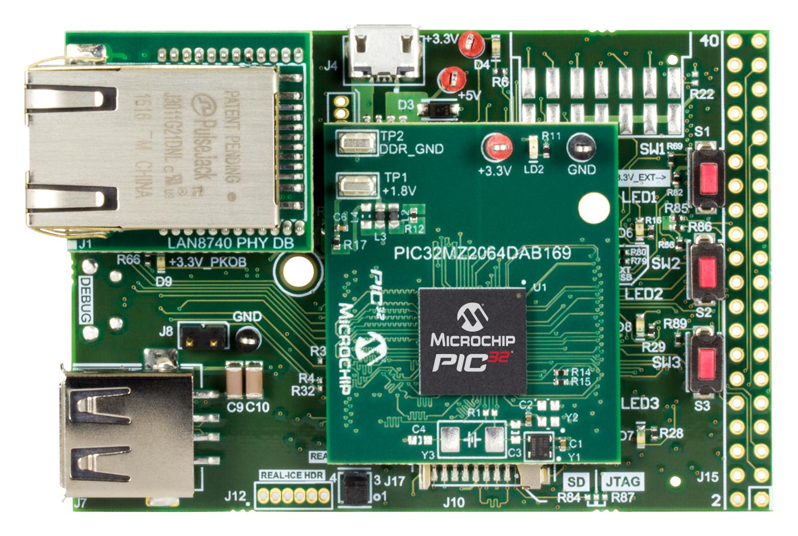 Microchip Technology Technology Dm320010-C Dev Board, 32Bit, Pic32 Mcu