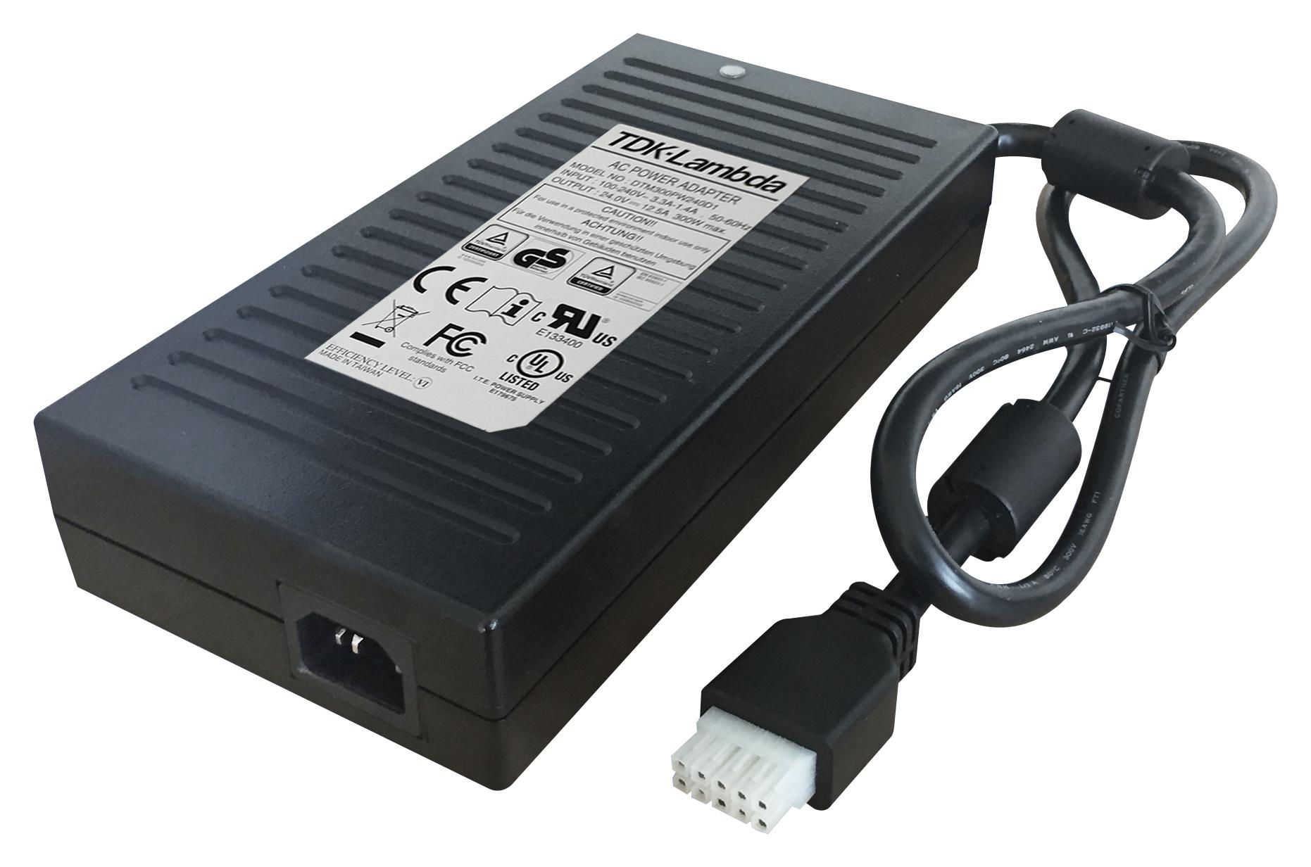 TDK-Lambda Dtm300Pw-120D2 Adaptor, Medical, Ac-Dc, 12V, 25A