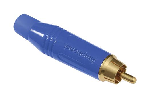 Amphenol Audio Acpr-Blu Rca Connector, Plug, 2Pos, 13.8mm, Blue