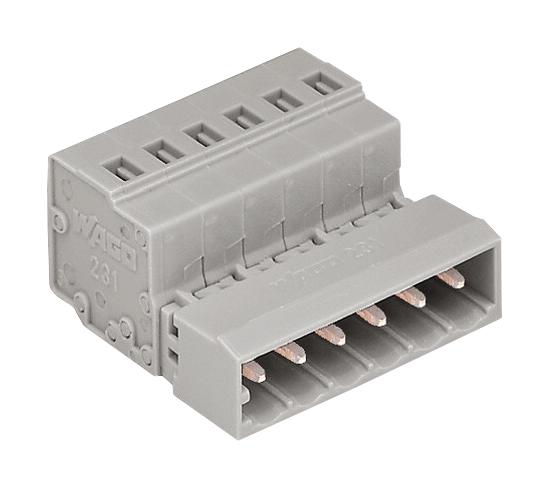 WAGO 231-610 Terminal Block, Pluggable, 10Pos, 12Awg