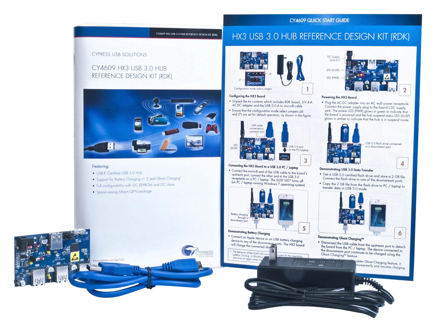 Infineon Cy4609 Dev Board, Usb Hub Controller