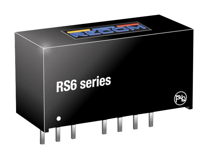 RECOM Power Rs6-0512D Dc-Dc Converter, 12V, 0.25A