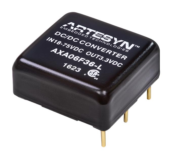 Artesyn Embedded Technologies Axa06F36-L Dc-Dc Converter, 3.3V, 6A