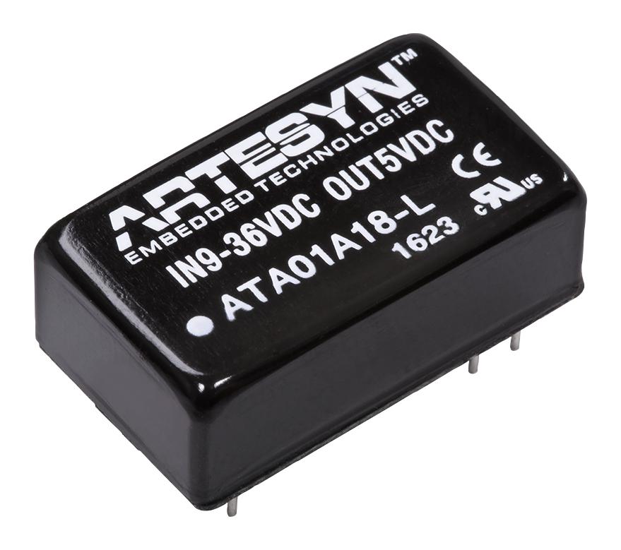 Artesyn Embedded Technologies Ata01B36-L Dc-Dc Converter, 12V, 0.5A