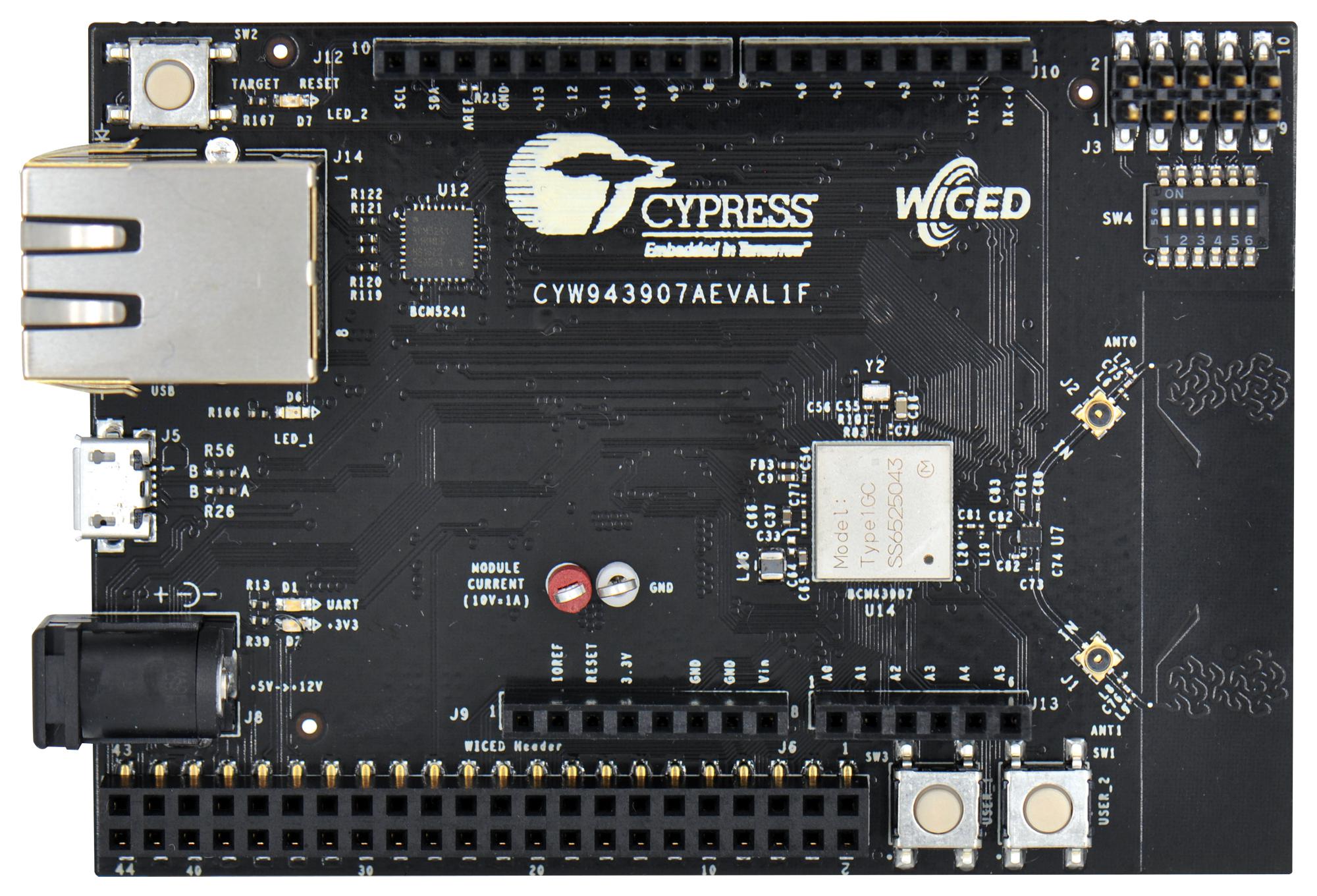 Infineon Cyw943907Aeval1F Eval Board, Single-Chip Wifi