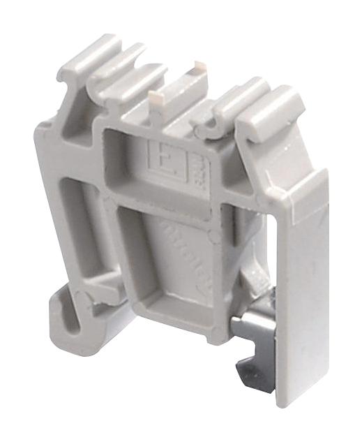 Entrelec TE Connectivity 1Sna199420R2100 End Stop, 6.5mm, Grey, Terminal Block