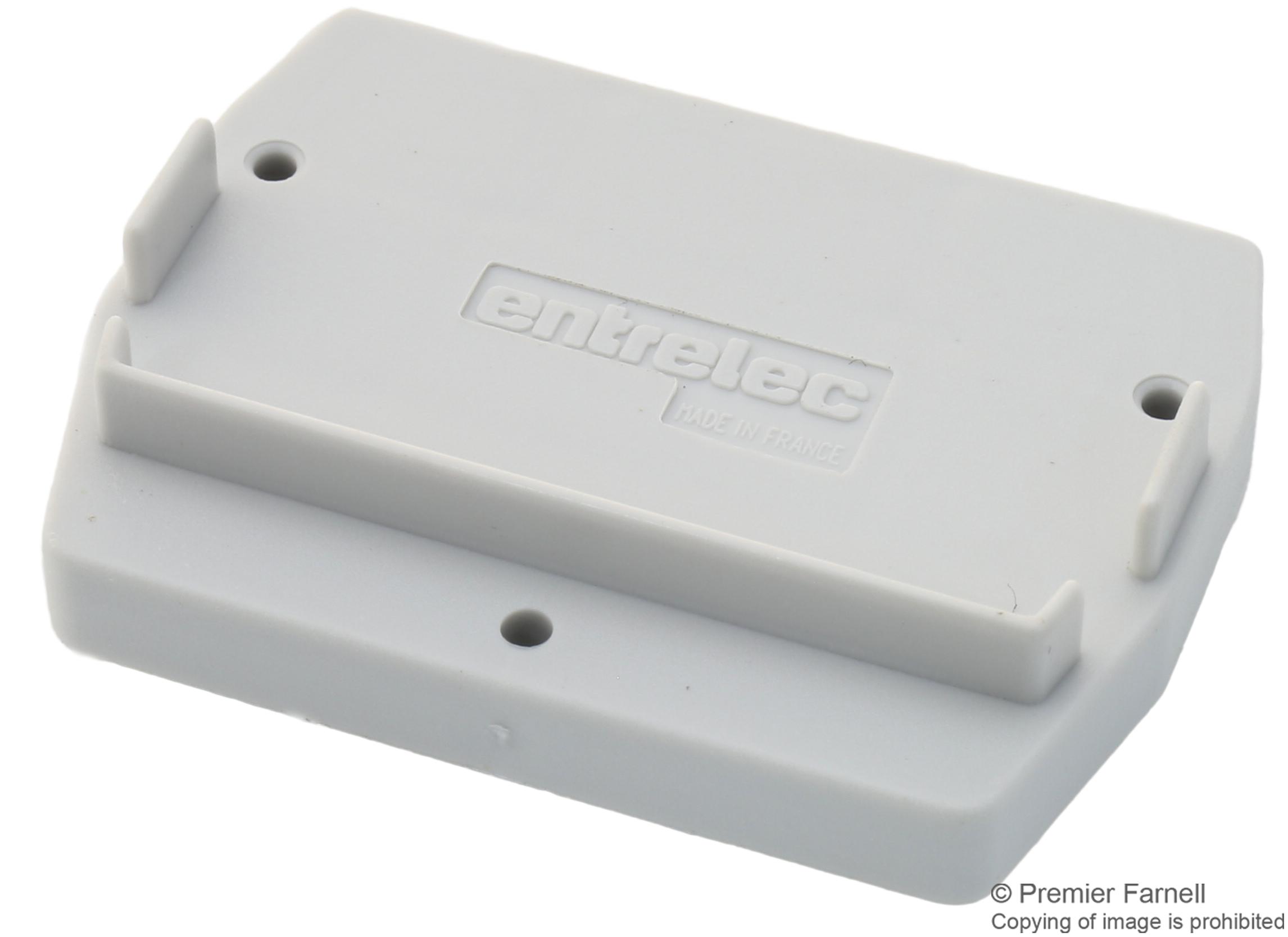 Entrelec TE Connectivity 1Sna291311R2300 End Plate, 4mm, Grey, Terminal Block