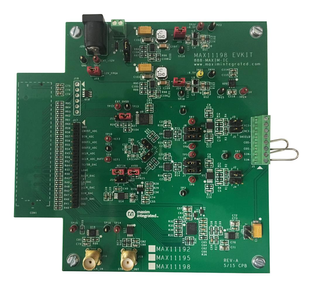 Analog Devices Max11192Evkit# Eval Board, Successive Approximation Adc