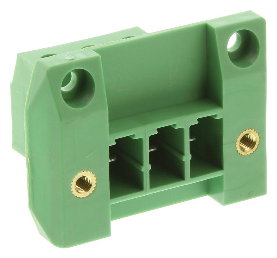 Phoenix Contact Dfk-Pc 4/ 3-Gf-7,62 Terminal Block, Hdr, 3Pos, Screw Clamp