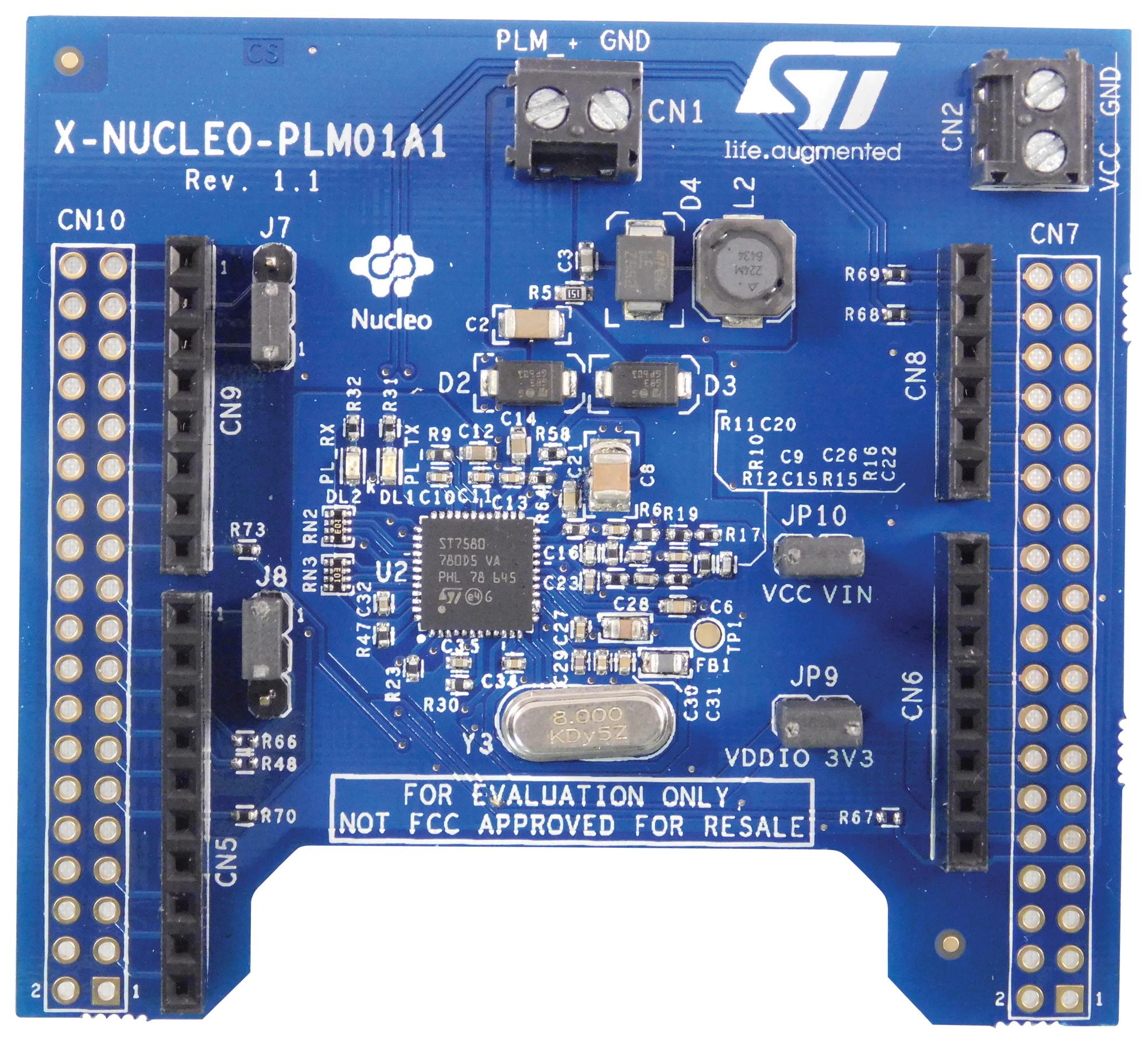 STMicroelectronics X-Nucleo-Plm01A1 Exp Brd, Fsk/psk Pwr Line Networking Soc