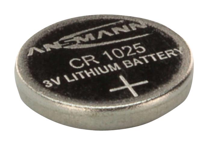 Ansmann 1516-0005 Battery, Non Rechargeable, 3V, Cr1025