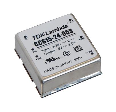 TDK-Lambda Ccg15-24-03S Dc-Dc Converter, 3.3V, 4A