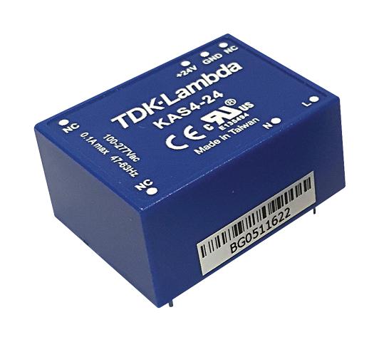 TDK-Lambda Kas4-15 Power Supply, Ac-Dc, 15V, 0.267A