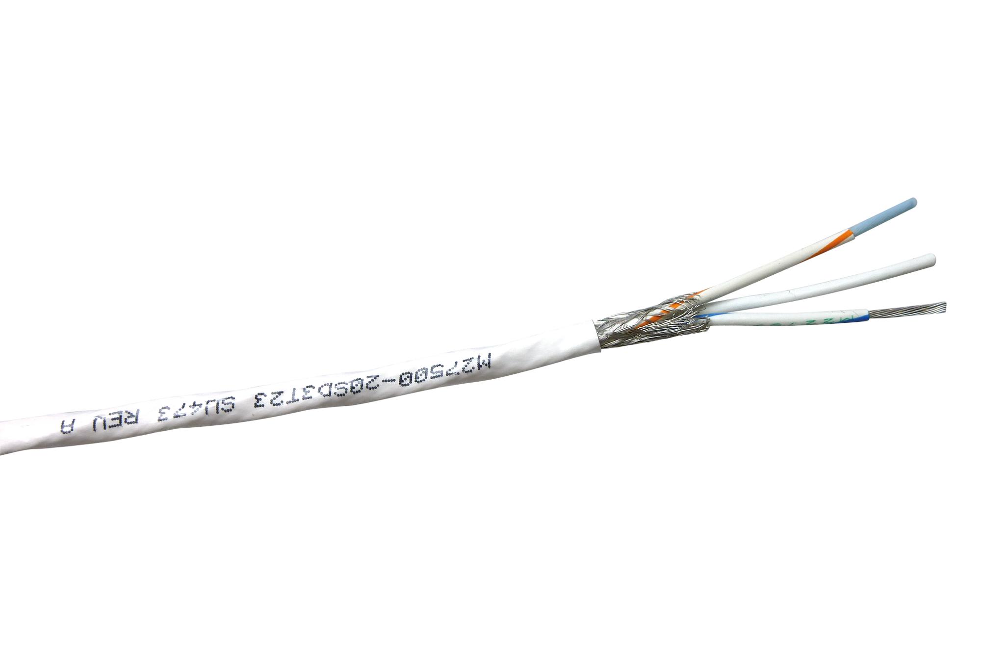 Raychem / Te Connectivity M27500-18Sd3T23 Shld Flex Cable, 3Cond, 18Awg, 100M