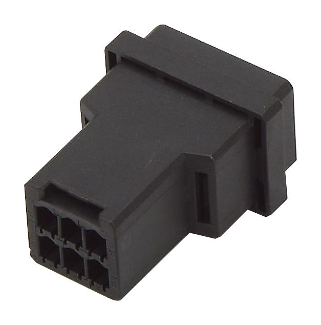 Amp Connectors / Te Connectivity 178964-3 Plug Housing, 6Pos, Gf Polyester, Black