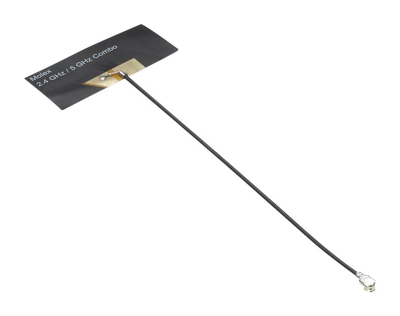 Molex/partner Stock 47950-0011 Rf Antenna, 4.8 To 5.9Ghz, 4.9Dbi