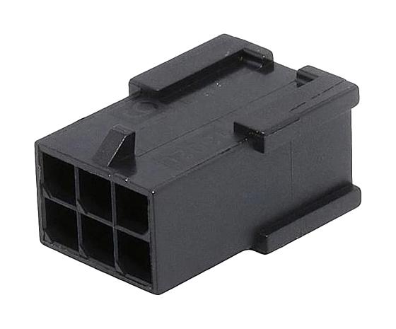 Molex/partner Stock 43020-0601 Connector Housing, Plug, 6Pos, 3mm