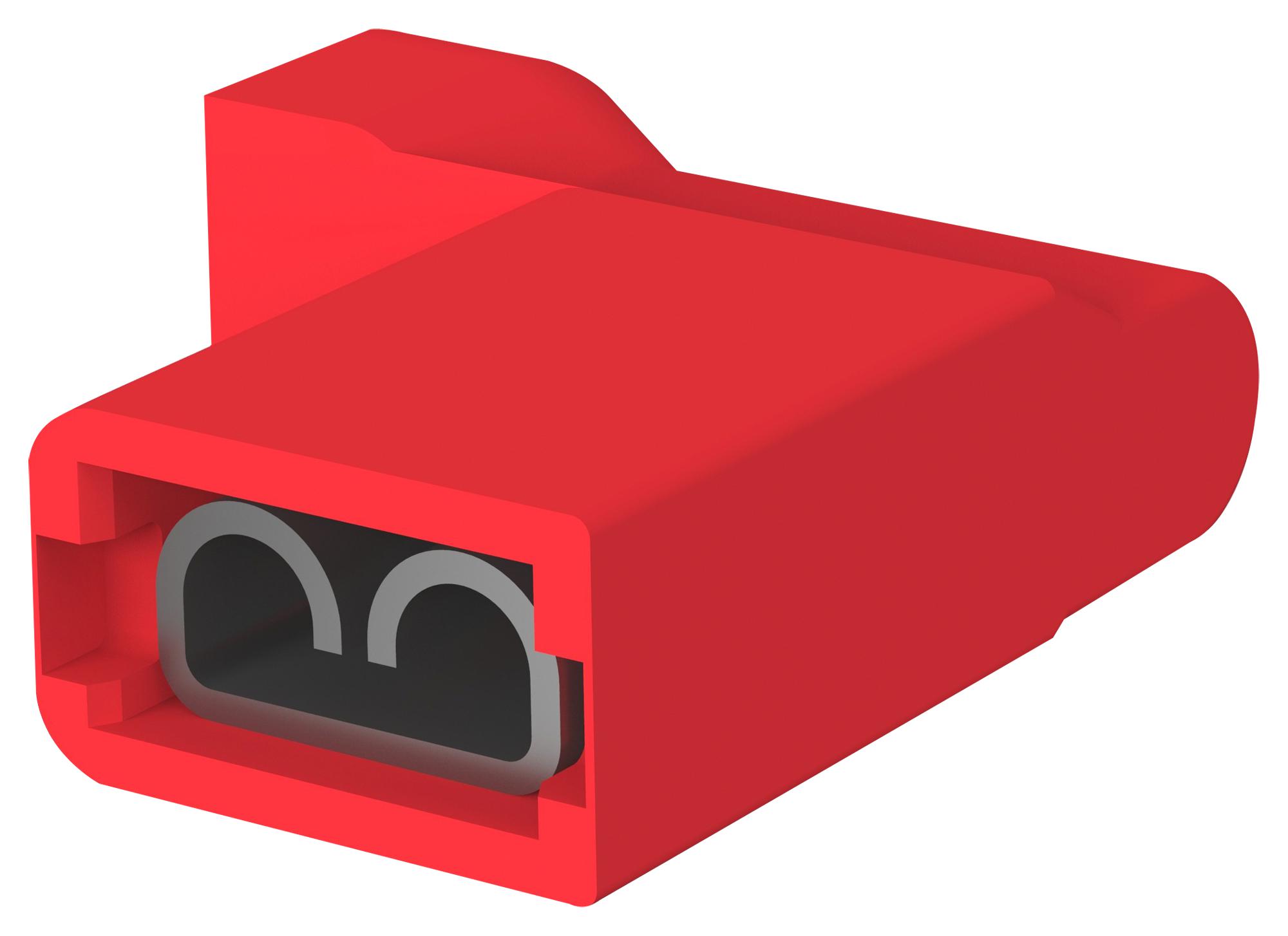 Amp Connectors / Te Connectivity 2-520336-2 Female Disconnect, 4.75mm, 22-18Awg, Red