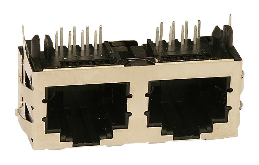 Molex 44248-0030 Rj45 Connector, R/a Jack, 8P8C, 4Gang, Th