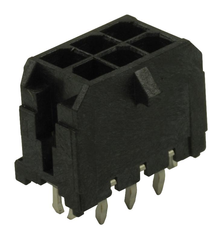 Molex/partner Stock 43045-0625 Connector, Header, 6Pos, 2Row, 3mm