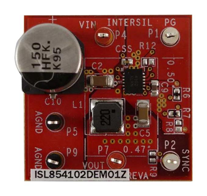 Renesas Isl854102Demo1Z Demo Board, Synchronous Buck Regulator