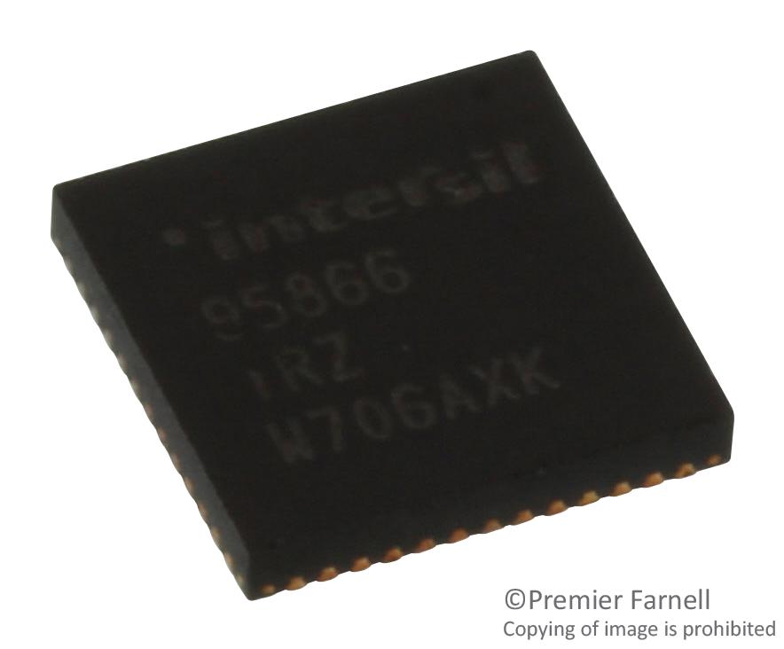 Renesas Isl95866Irz Multi-Phase Ctrl, Pwm 4+3 Phase, Qfn