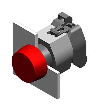 EAO 704.000.2 Actuator, 22.3mm Pushbutton Switch