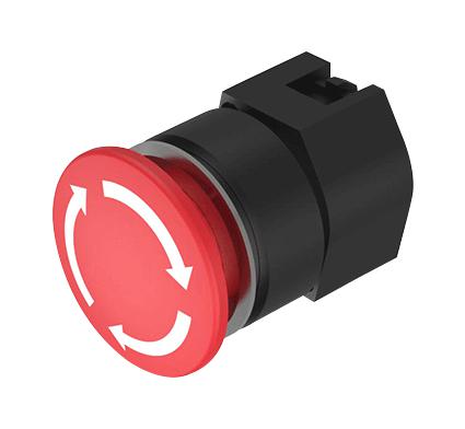 EAO 704.075.218 Stop Switch Actuator, Round, Red, 40mm