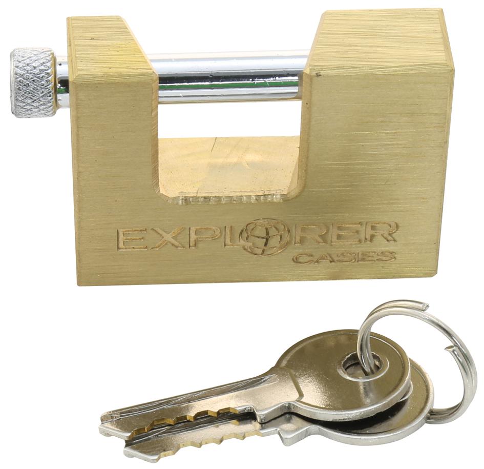 GtGt LineExpl.padlock Padlock For Explorer Cases With Two Keys